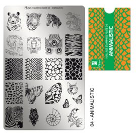 Stamping Plate 04 Animalistic 1 1