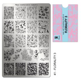 Stamping Plate 41 Florality 3