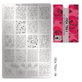 Stamping Plate 45 I Fill You 1