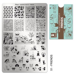 Stamping Plate 51 Friends 1