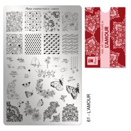Stamping Plate 61 L Amour 1