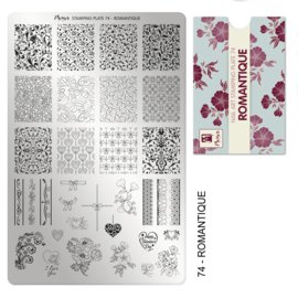 Stamping Plate 74 Romantique 1 1