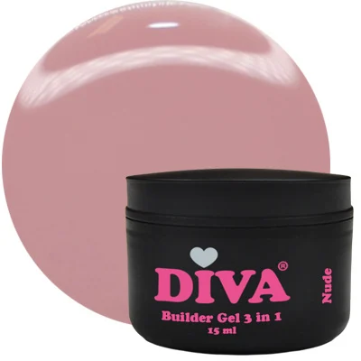 diva builder gel nude low heat