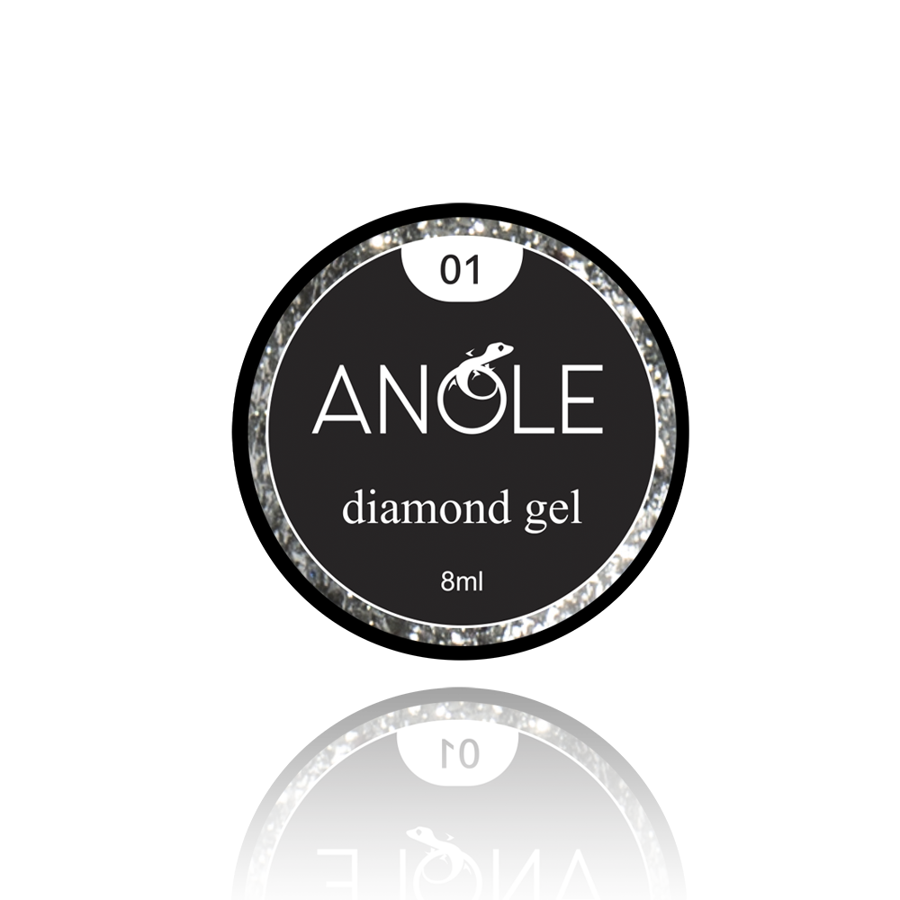 Anole Diamond Gel 01 silver