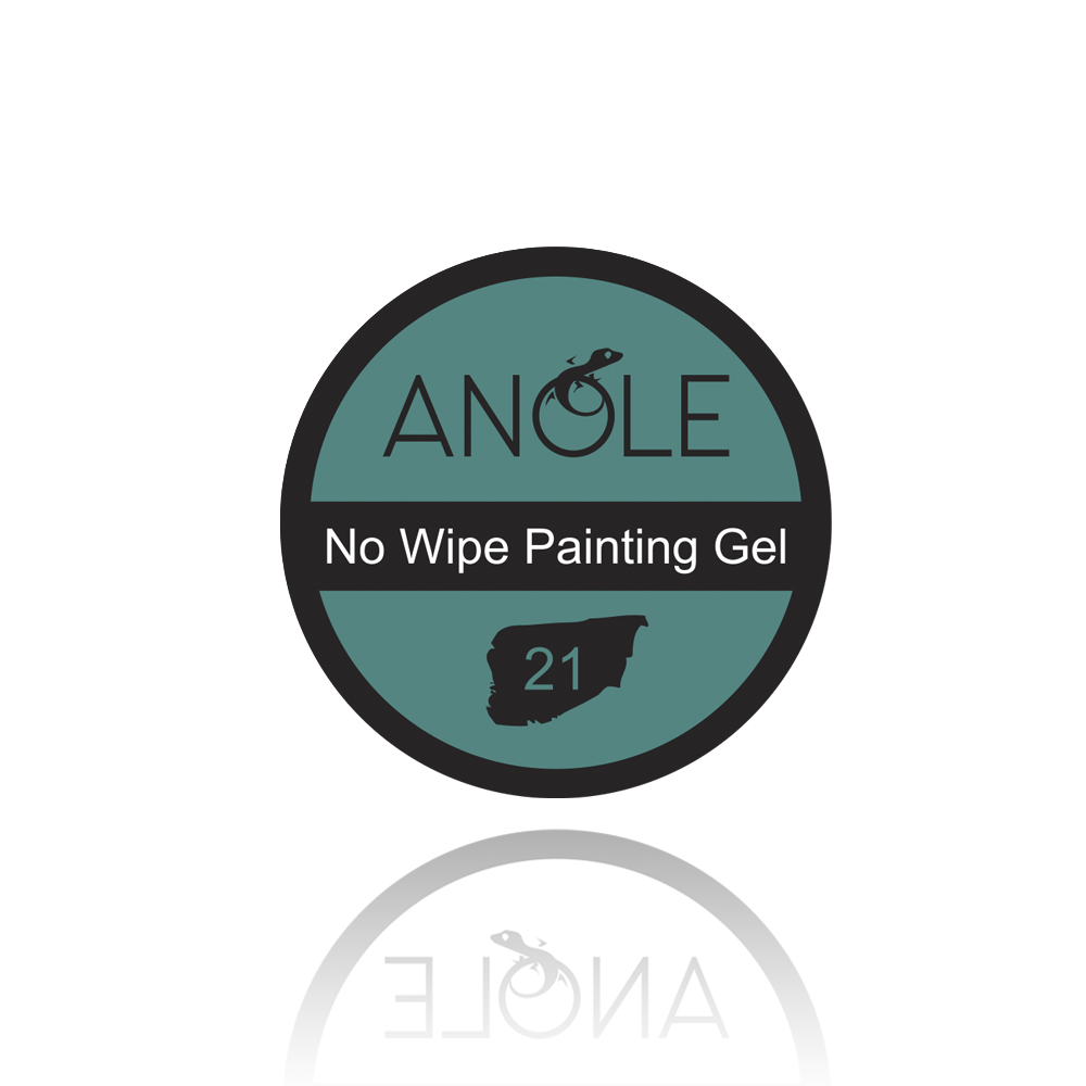 anole painting gel turquoise