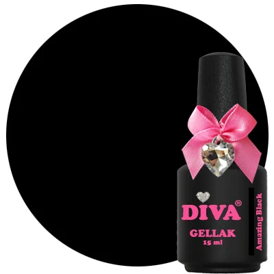 Diva Gellak amazing black 15ml