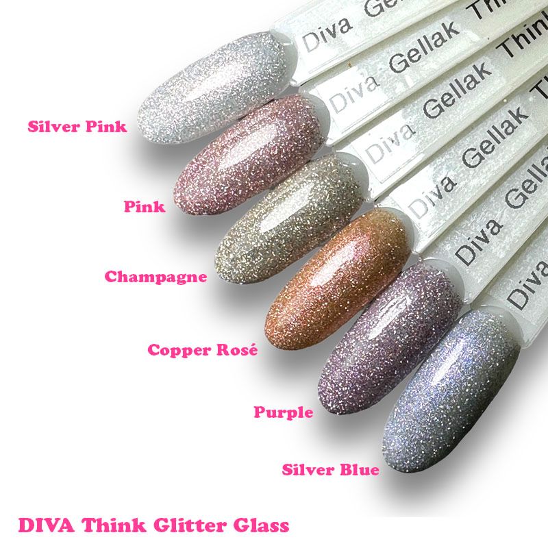 Diva gellak think Glitter Glass