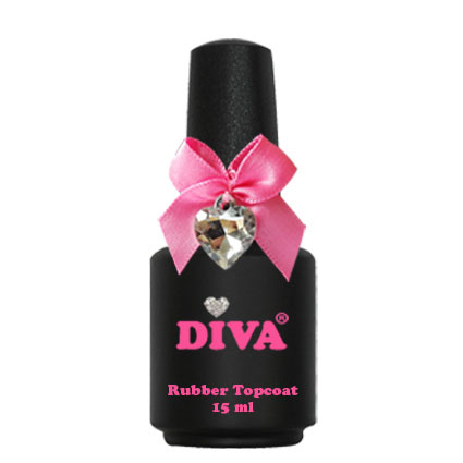 diva rubber topcoat clear 15ml